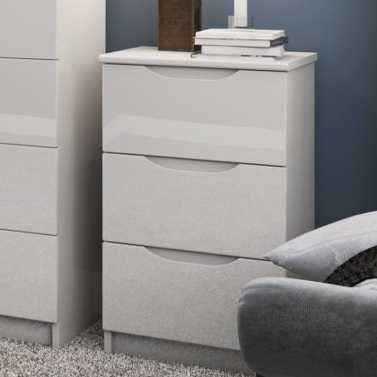 Paignton - Three Drawer Bedside Chest (Soft Close)