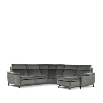 Nicoletti Home Falabella - Corner Group with Power Recliner Nicoletti Home Falabella - Corner Group with Power Recliner