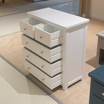 Hartford Bedroom - Painted 2+3 Drawer Chest (White)