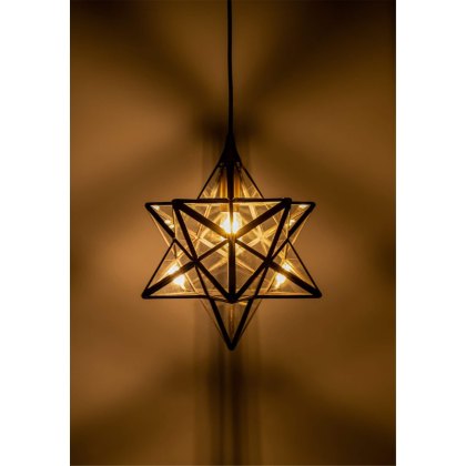 Dar Lighting Asmara Stunning 6 Light Ceiling Pendant In Antique Brass With  Crystal Detail ASM0675 - Lighting from The Home Lighting Centre UK