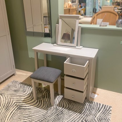 Hartford Bedroom - Table, Mirror and Stool (Grey)