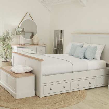 Chartwell - Superking Panel Bed with High Foot End