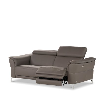 Nicoletti Home Charleston - 3 Seater Power Recliner Sofa