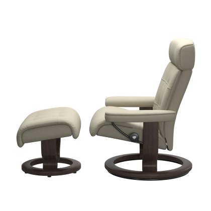 Stressless Erik - Recliner Chair and Footstool (Classic Base)