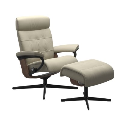 Stressless Erik - Recliner Chair and Footstool (Cross Base)