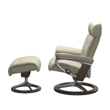 Stressless Erik - Recliner Chair and Footstool (Signature Base)