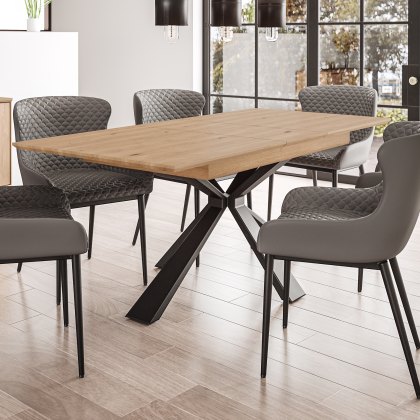 Gibralta - Extending Dining Table (Metal Base)