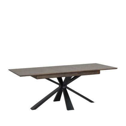 Malta - Extending Table with Metal Base (160cm)