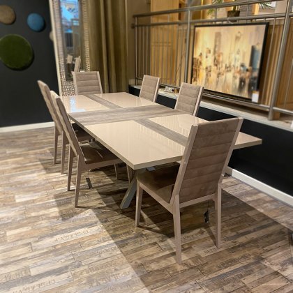 Florence Dining - Extending Dining Table and Six Dining Chairs