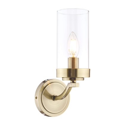 Laura Ashley - Joseph Wall Light Antique Brass Glass Laura Ashley - Joseph Wall Light Antique Brass Glass