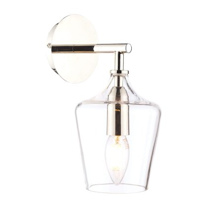 Laura Ashley - Ockley Wall Light Polished Chrome Glass Laura Ashley - Ockley Wall Light Polished Chrome Glass