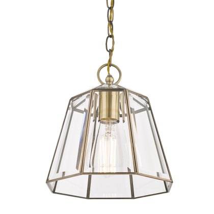 Laura Ashley - Corbridge Pendant Antique Brass