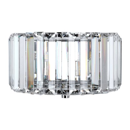 Laura Ashley - Fernhurst Wall Light Polished Chrome Glass Laura Ashley - Fernhurst Wall Light Polished Chrome Glass