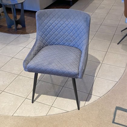 Omega - Dining Chair (Grey Velvet)