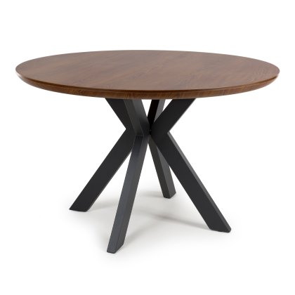 New Orleans - Round Table (Smoked Oak 120cm) New Orleans - Round Table (Smoked Oak 120cm)