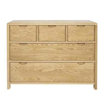 Ercol Bosco Bedroom - 5 Drawer Wide Chest Ercol Bosco Bedroom - 5 Drawer Wide Chest