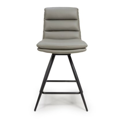 Nobo - Swivel Counter Chair (Truffle Faux Leather) Nobo - Swivel Counter Chair (Truffle Faux Leather)