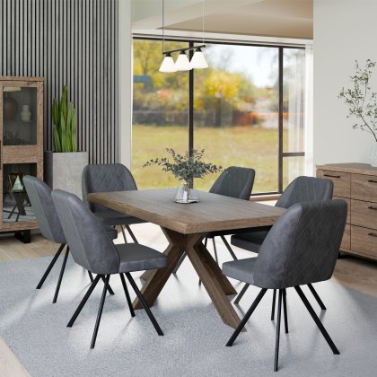 Texas - Swivel Dining Chair (Grey) Texas - Swivel Dining Chair (Grey)