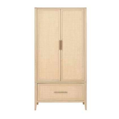 Casera - Two Door Wardrobe with One Drawer Casera - Two Door Wardrobe with One Drawer