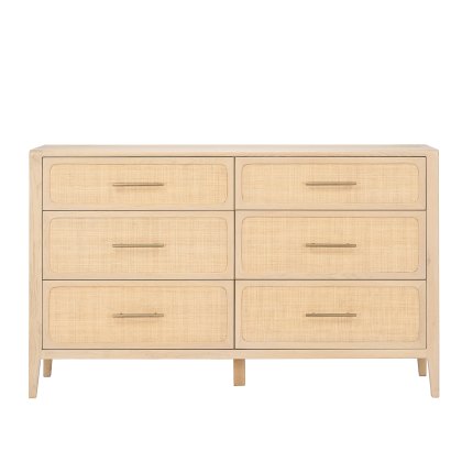 Casera - Wide Six Drawer Chest Casera - Wide Six Drawer Chest