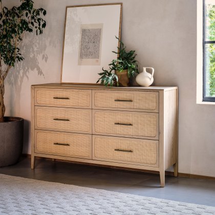 Casera - Wide Six Drawer Chest Casera - Wide Six Drawer Chest