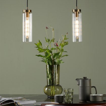 Dar - Jodelle Pendant Bronze Clear Dar - Jodelle Pendant Bronze Clear