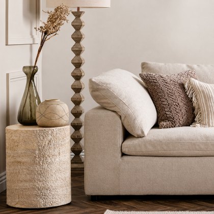 Dynasty - Lamp Table With Textured Side Dynasty - Lamp Table With Textured Side