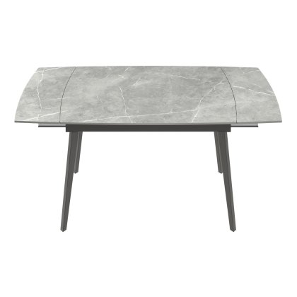 New Verdi - Ceramic Extending Dining Table (Matt Grey) New Verdi - Ceramic Extending Dining Table (Matt Grey)