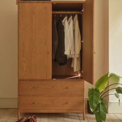 Ercol Salina - 2 Door Wardrobe Ercol Salina - 2 Door Wardrobe