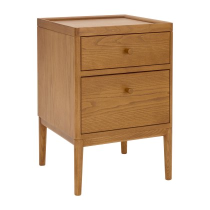 Ercol Salina - 2 Drawer Bedside Cabinet Ercol Salina - 2 Drawer Bedside Cabinet