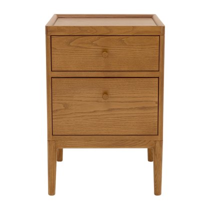 Ercol Salina - 2 Drawer Bedside Cabinet Ercol Salina - 2 Drawer Bedside Cabinet