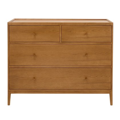 Ercol Salina - 4 Drawer Wide Chest Ercol Salina - 4 Drawer Wide Chest
