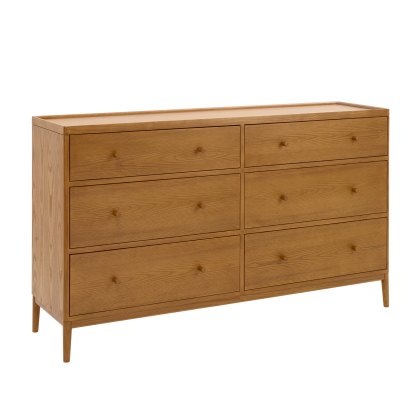 Ercol Salina - 6 Drawer Wide Chest Ercol Salina - 6 Drawer Wide Chest