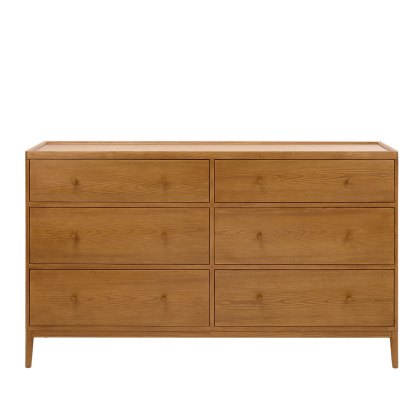 Ercol Salina - 6 Drawer Wide Chest Ercol Salina - 6 Drawer Wide Chest