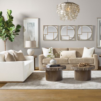 Unity - Round Stone Coffee Table Unity - Round Stone Coffee Table