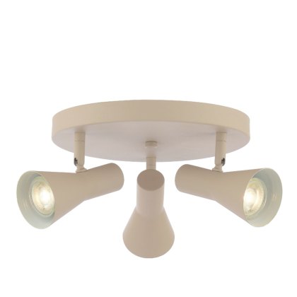 Dar - Arnel Three Light Spotlight (Satin Taupe) Dar - Arnel Three Light Spotlight (Satin Taupe)