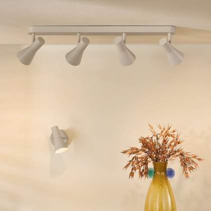 Dar - Arnel Four Light Bar Spotlight (Satin Taupe) Dar - Arnel Four Light Bar Spotlight (Satin Taupe)