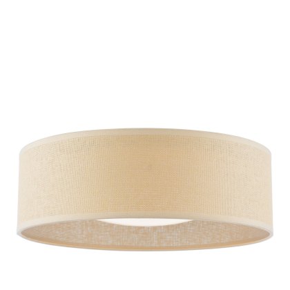 Laura Ashley - Buckenham 2 Light Flush Rattan Shade with Diffuser Laura Ashley - Buckenham 2 Light Flush Rattan Shade with Diffuser