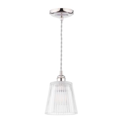 Laura Ashley - Callaghan Pendant (Polished Nickel) Laura Ashley - Callaghan Pendant (Polished Nickel)