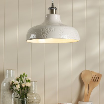 Laura Ashley - Pussywillow Cream Pendant Light Laura Ashley - Pussywillow Cream Pendant Light