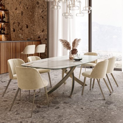 Bontempi Artistico - Dining Table (Barrel Shape) Bontempi Artistico - Dining Table (Barrel Shape)