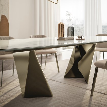 Bontempi Kaleido - Dining Table (Barrel Shape) Bontempi Kaleido - Dining Table (Barrel Shape)