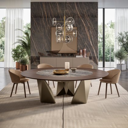 Bontempi Kaleido - Round Dining Table Bontempi Kaleido - Round Dining Table