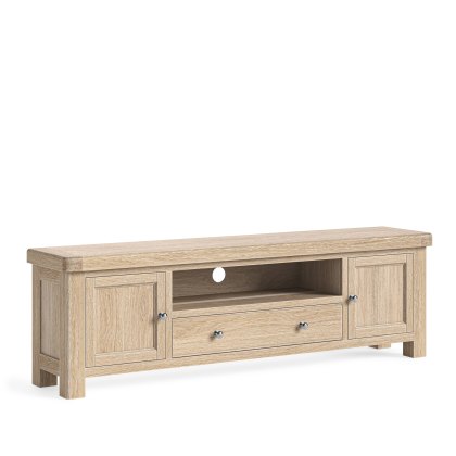 Providence (White Wash) - TV Unit (190 cm) Providence (White Wash) - TV Unit (190 cm)