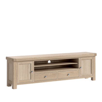 Providence (White Wash) - TV Unit (218 cm) Providence (White Wash) - TV Unit (218 cm)