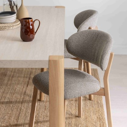 Leo - Dining Chair Pair (Grey) Leo - Dining Chair Pair (Grey)
