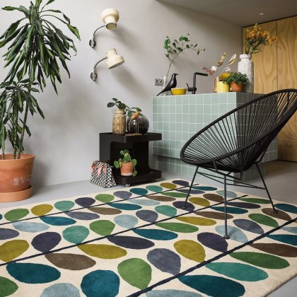 Orla Kiely - Multi Stem Kingfisher Rug Orla Kiely - Multi Stem Kingfisher Rug