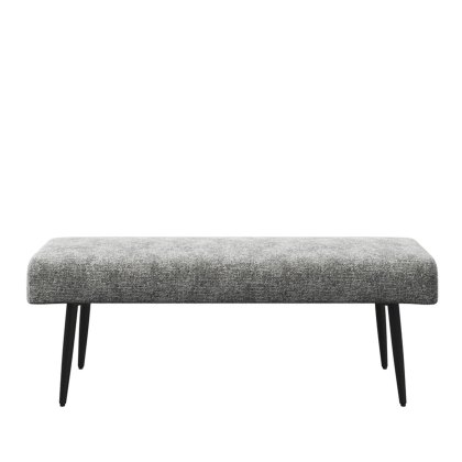 Abbott - Backless Bench (Grey Fabric) Abbott - Backless Bench (Grey Fabric)