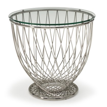 Cleopatra - Lamp Table (Clear Glass Top) Cleopatra - Lamp Table (Clear Glass Top)