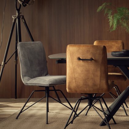 Lola - Dining Chair (Grey Fabric) Lola - Dining Chair (Grey Fabric)